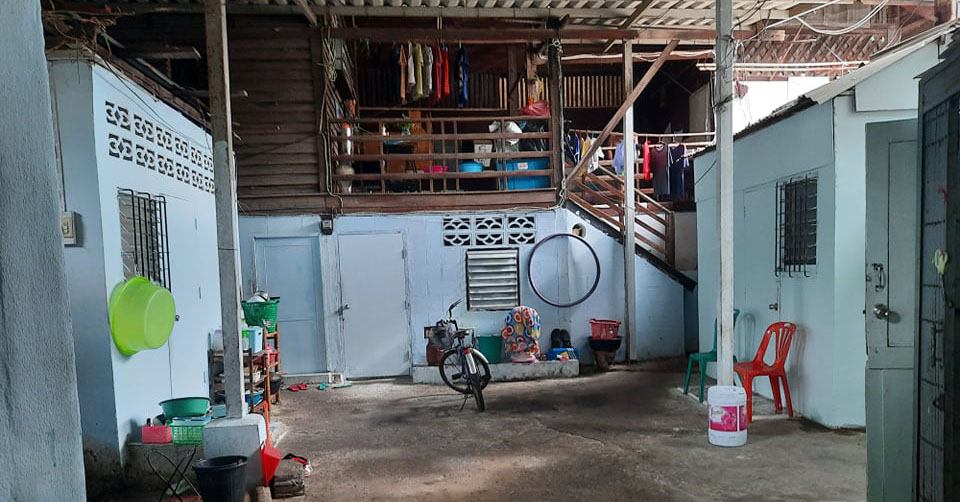 Khu nhà trọ của lao động Việt Nam không giấy tờ ở Thái Lan